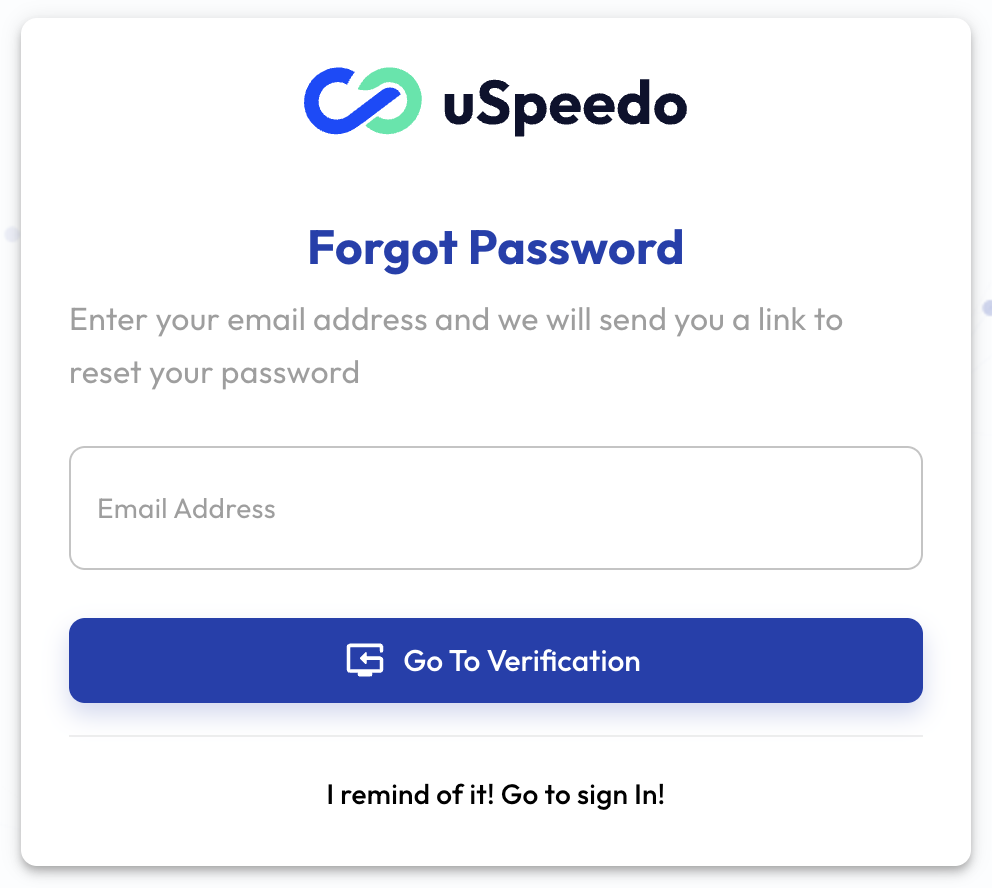Password Reset Step 2